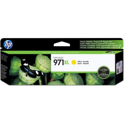 hp 971XL High Yield Ink Cartridge, Yellow Single Pack, CN628AE hp 971XL High Yield Ink Cartridge, Yellow Single Pack, CN628AE